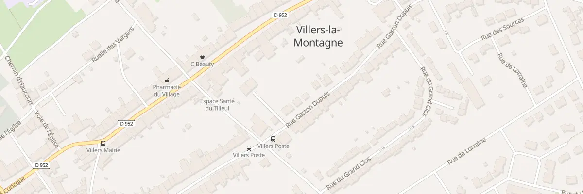 Plan du 64 Rue Gaston Dupuis à Villers-la-Montagne