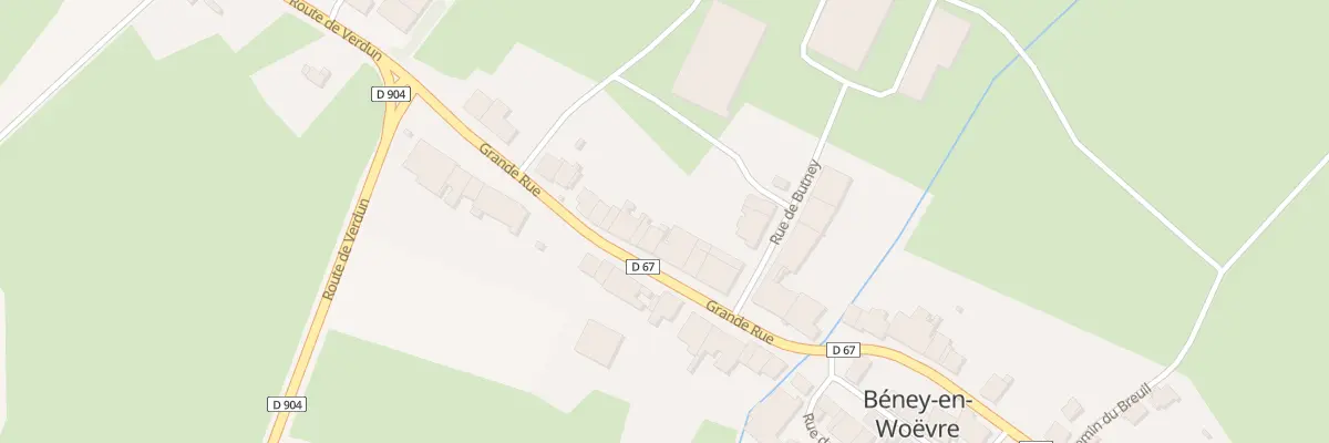 Plan du 19 Rue Grand-Rue à Beney-en-Woëvre