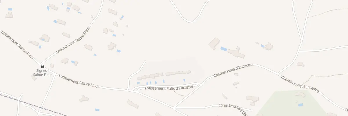Plan du 6 Le Puits d’Encastre à Signes