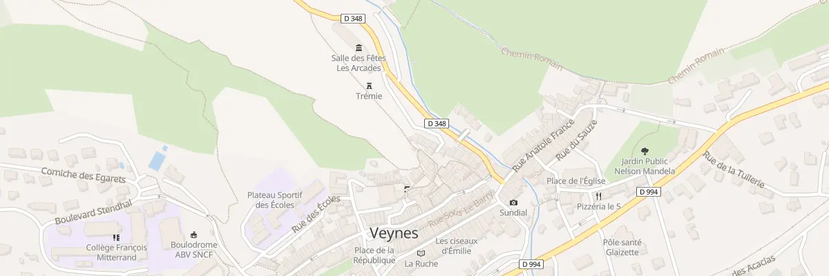 Plan du 38 Rue de la Côte à Veynes