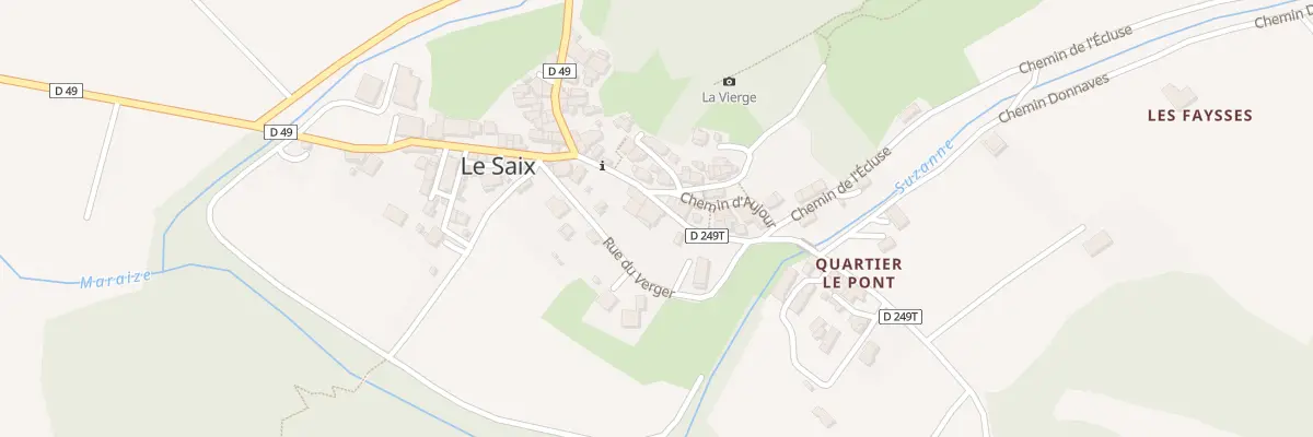 Plan du 5056 Le Village au Saix