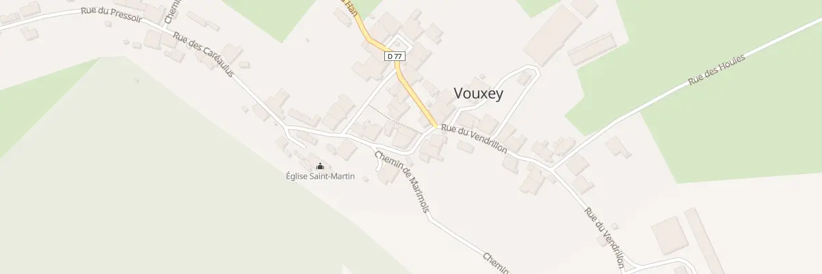 Plan du 3 Rue du Bussing à Vouxey