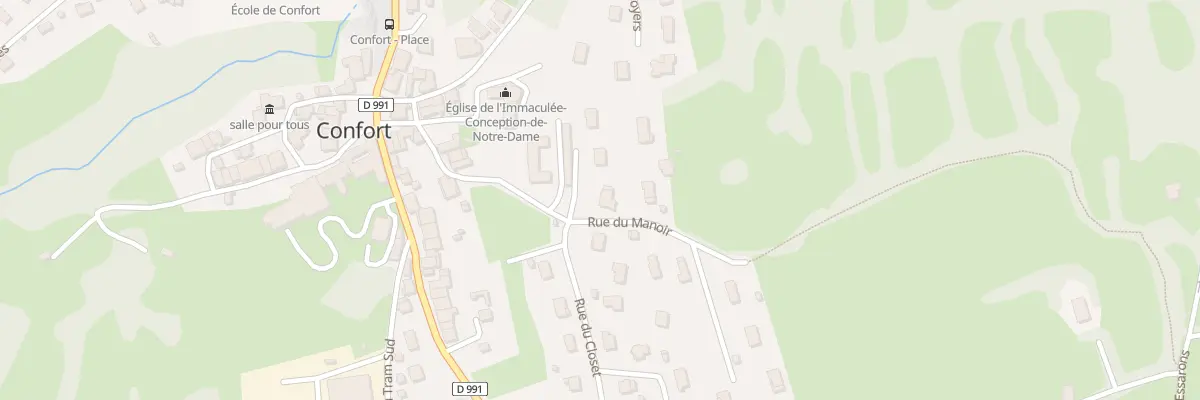 Plan du 5206 Rue du Manoir à Confort