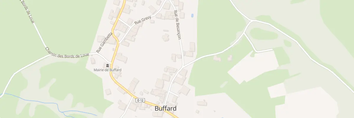 Plan du 20 Rue de Besançon à Buffard
