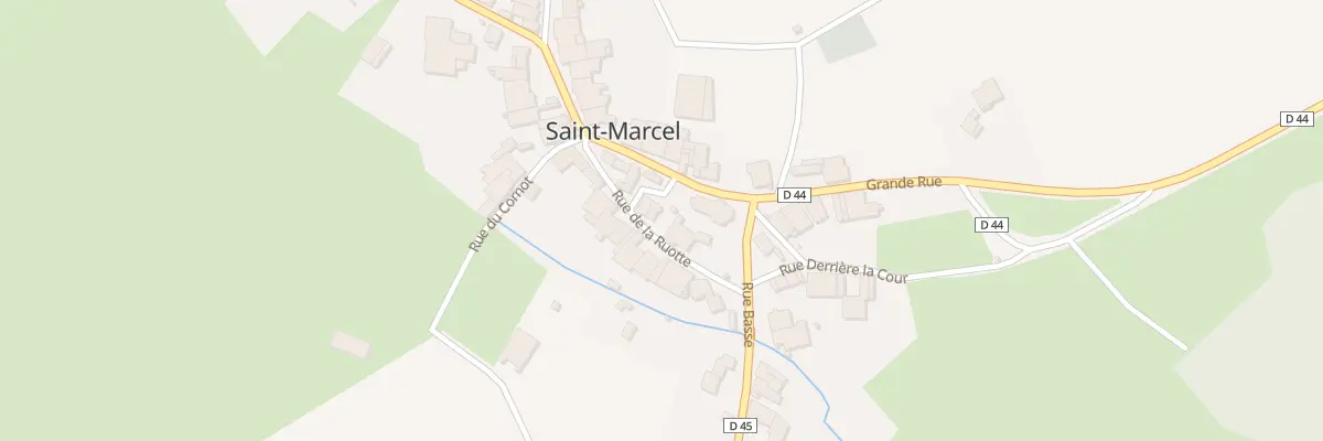 Plan du 2 Pl de la Mairie à Saint-Marcel