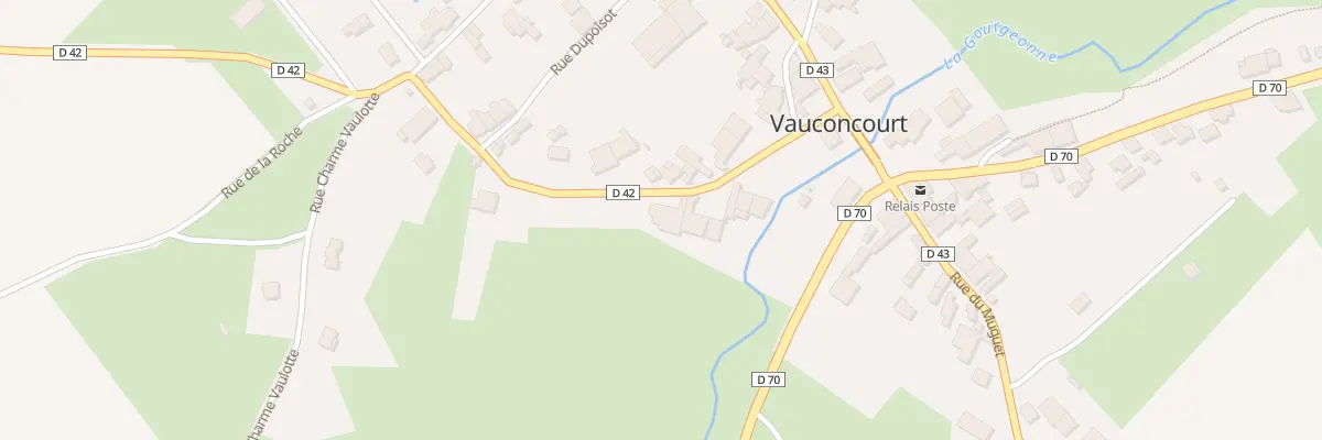 Plan du 8 Rue des Cannes à Vauconcourt-Nervezain