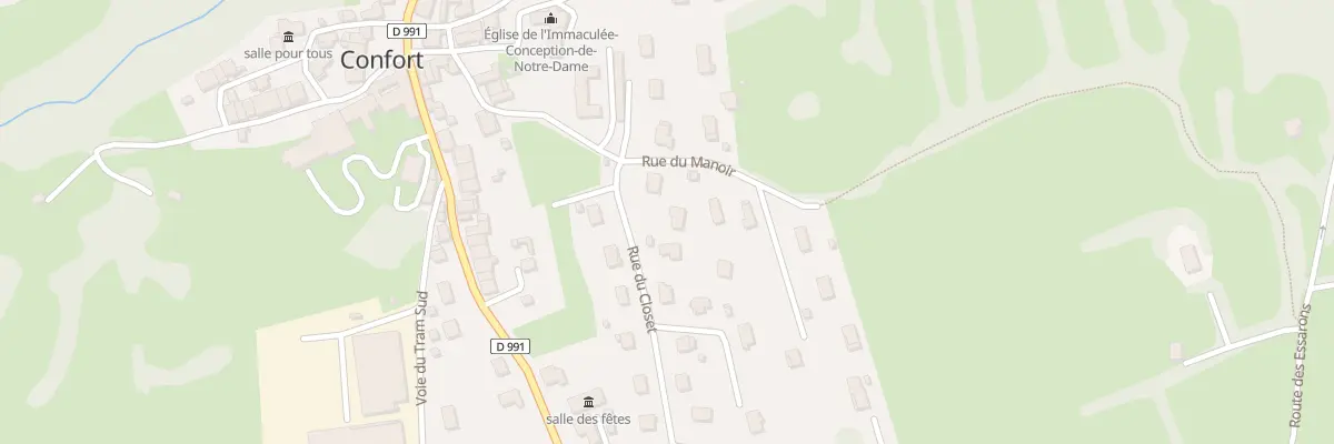 Plan du 5172 Le Village à Confort