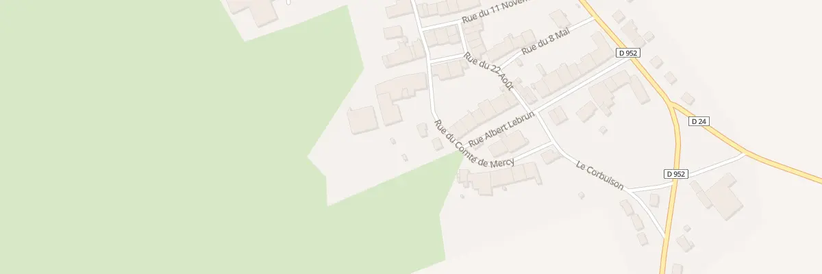 Plan du 22B Rue du Comte de Mercy à Mercy-le-Haut