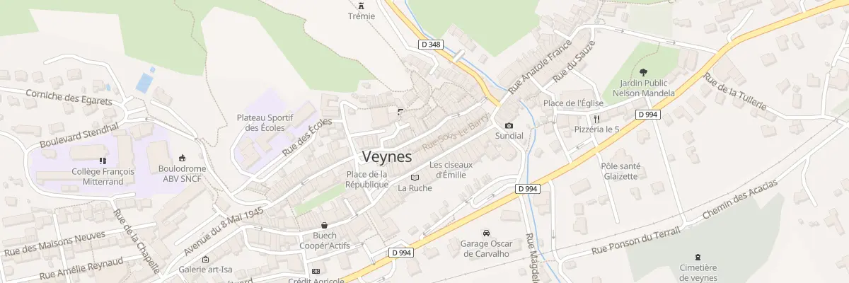 Plan du 16 Rue Surville à Veynes