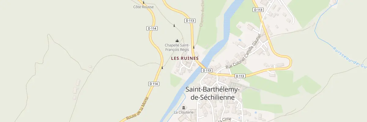 Plan du 60 Che des Ruines à Saint-Barthélemy-de-Séchilienne