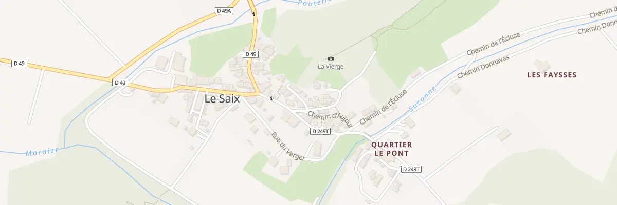 Plan du 5007 Imp du Chevrier au Saix