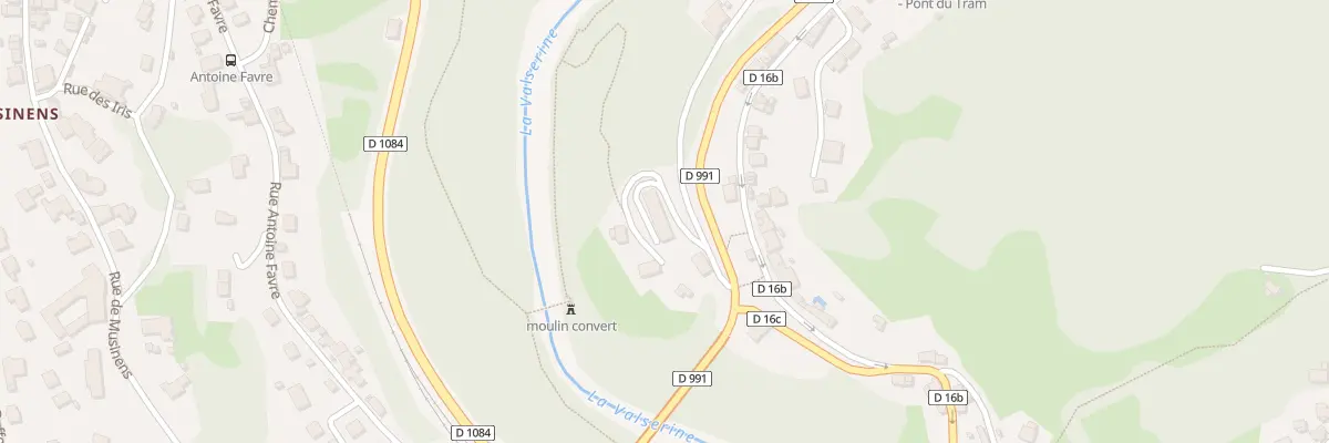 Plan du 3 Vc du Tram à Valserhône