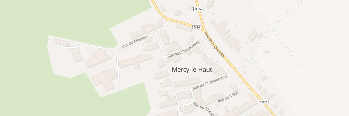 Plan du 61 Rue des Chenevières à Mercy-le-Haut