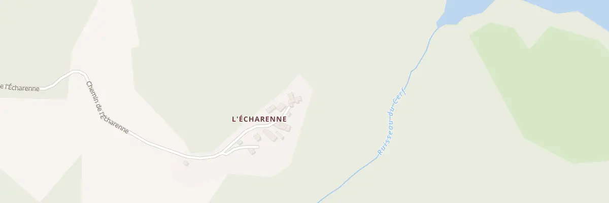 Plan du 1990 Che de l’Echarenne à Châtel-en-Trièves
