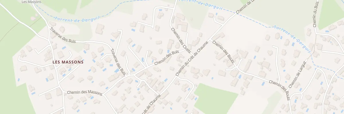 Plan du 246 Che des Buis à Saint-Ismier