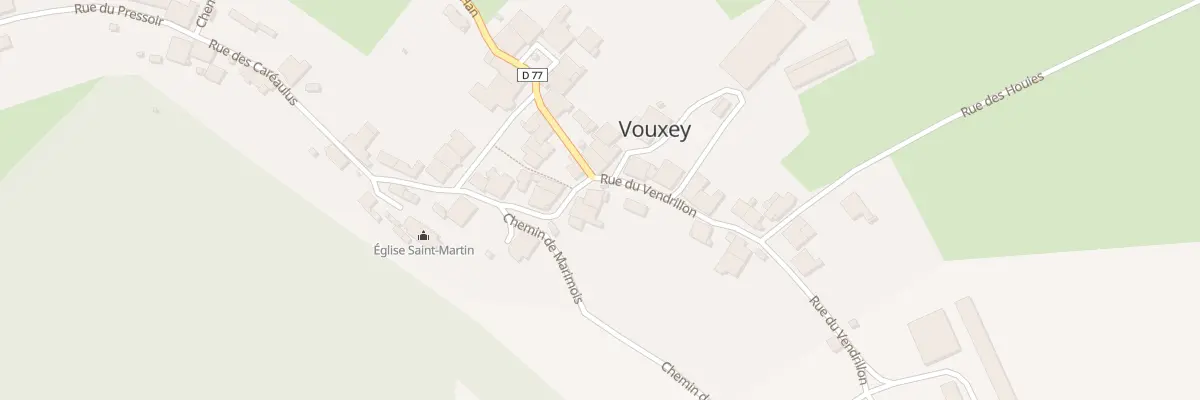 Plan du 6 Rue du Bussing à Vouxey