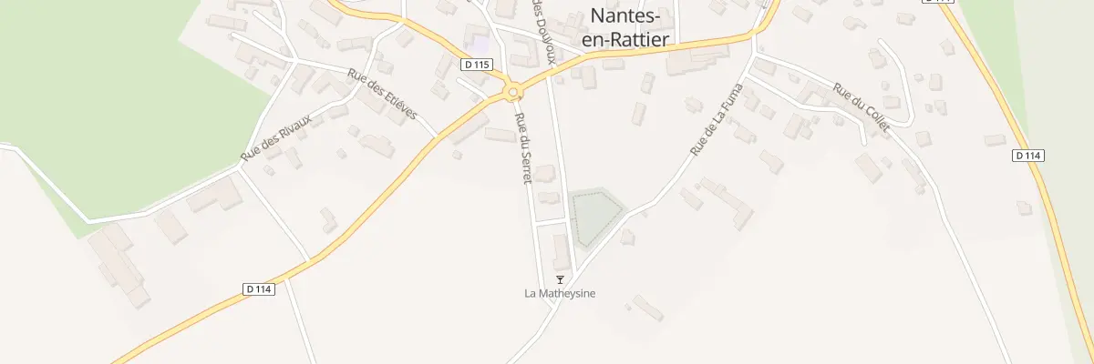 Plan de La Fuma à Nantes-en-Ratier