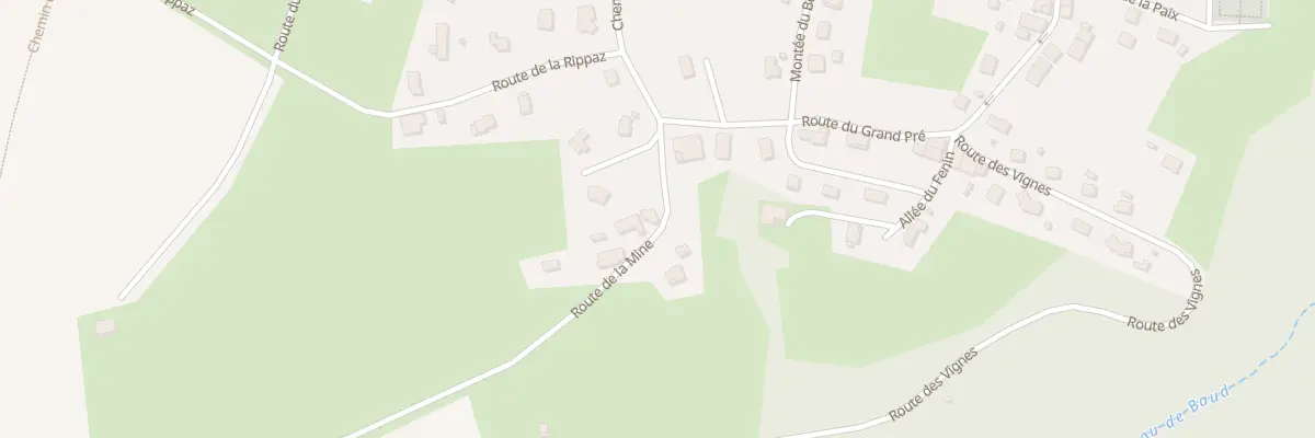 Plan du 90 Rte de la Mine à Franclens