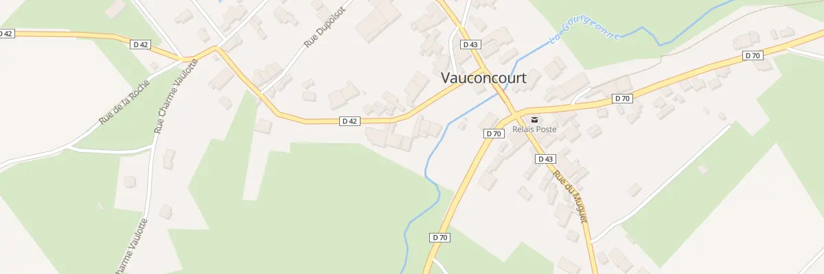 Plan du 4 Rue des Cannes à Vauconcourt-Nervezain