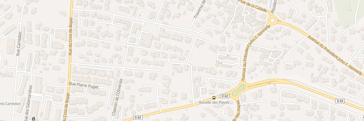 Plan du 2 Che des Jasmins à Six-Fours-les-Plages