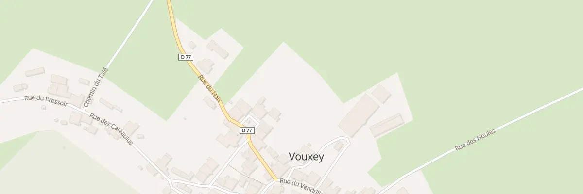 Plan du 12B Rue du Han à Vouxey