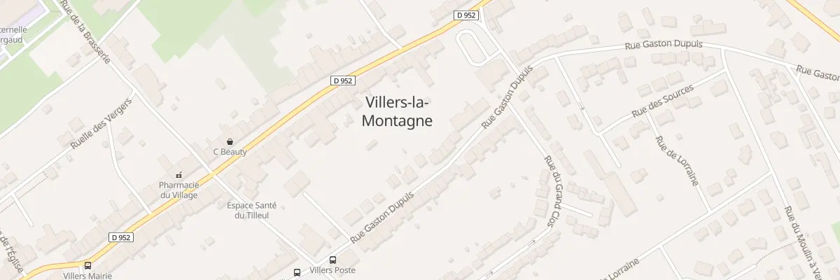 Plan du 54 Rue Gaston Dupuis à Villers-la-Montagne