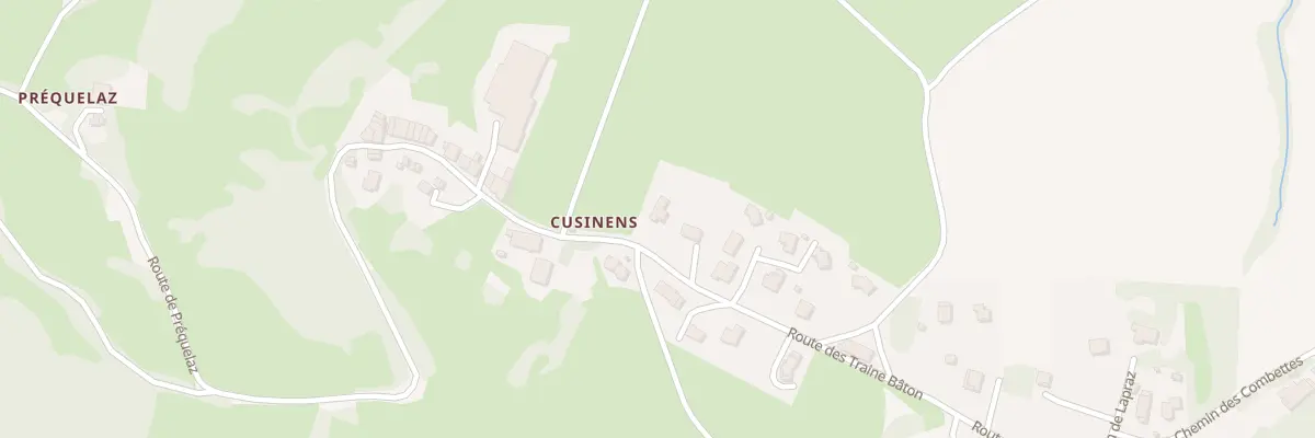 Plan du 255 Rte des Traine Bâton à Saint-Germain-sur-Rhône