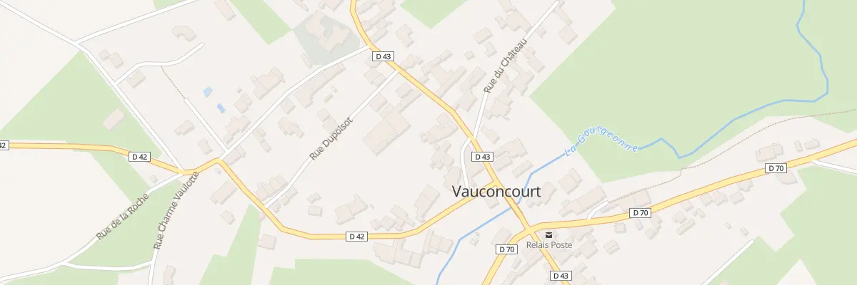 Plan du 14 Rue du Docteur Massin à Vauconcourt-Nervezain