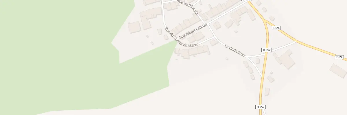 Plan du 22 Rue du Comte de Mercy à Mercy-le-Haut