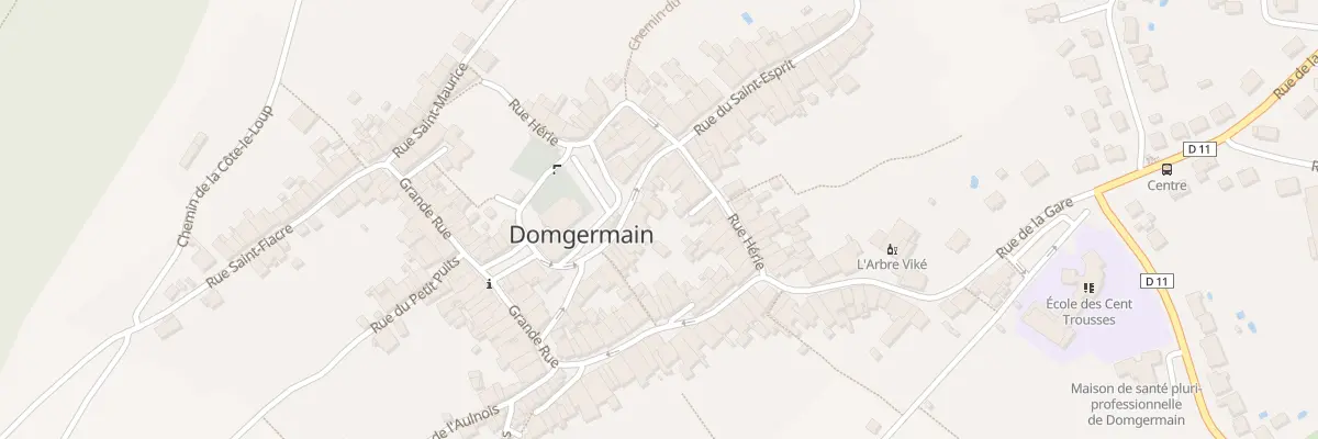 Plan du 5 Rue de la Poste à Domgermain