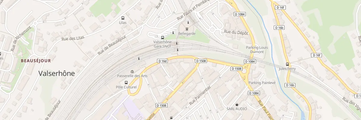 Plan du 11 Av de la Gare à Valserhône
