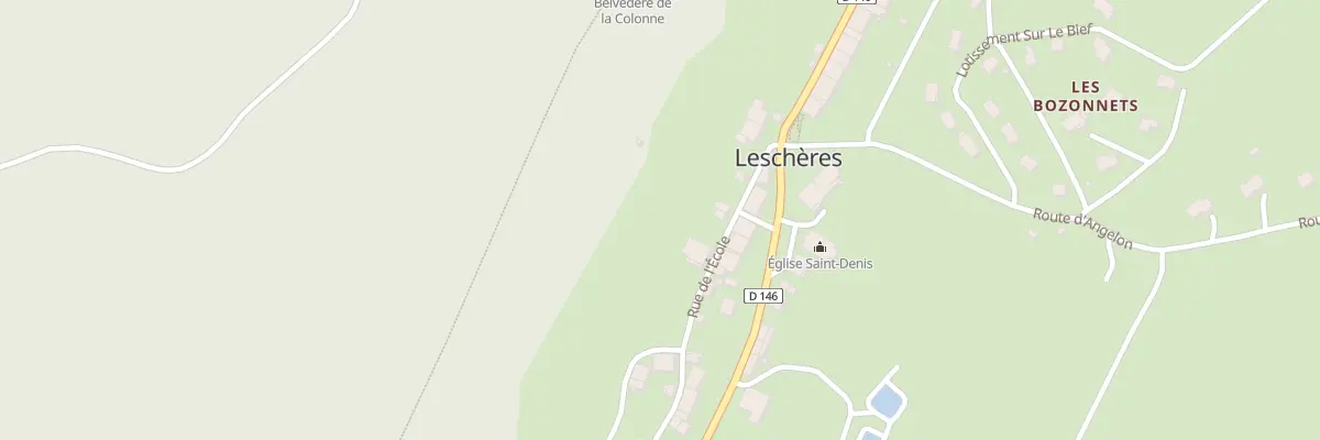 Plan du 10 Rue de l’Ecole à Leschères