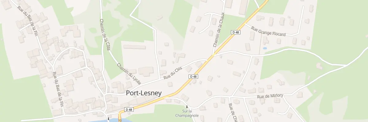 Plan du 4 Rue du Clos à Port-Lesney