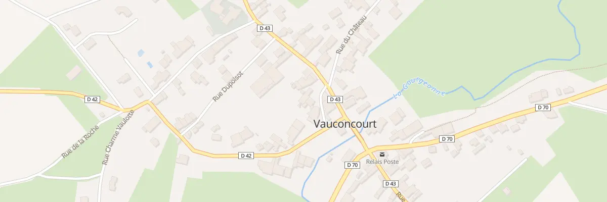 Plan du 8 Rue du Docteur Massin à Vauconcourt-Nervezain