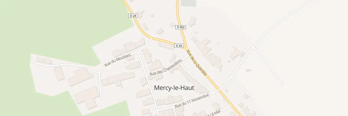 Plan du 54 Rue des Chenevières à Mercy-le-Haut