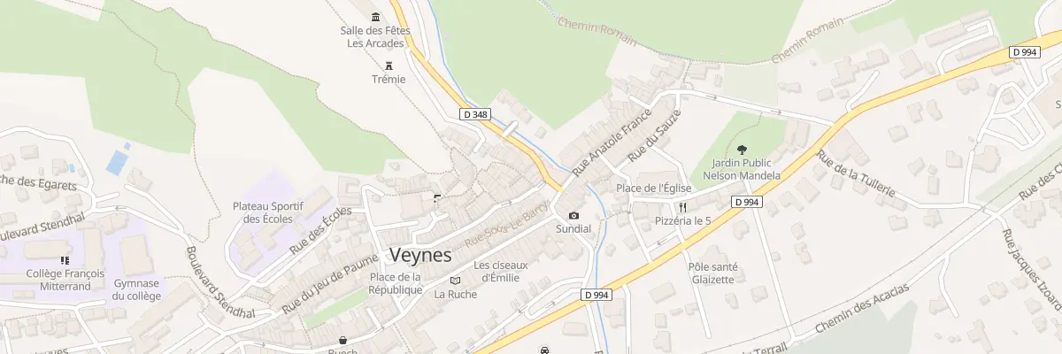 Plan du 6 Rue de la Côte à Veynes