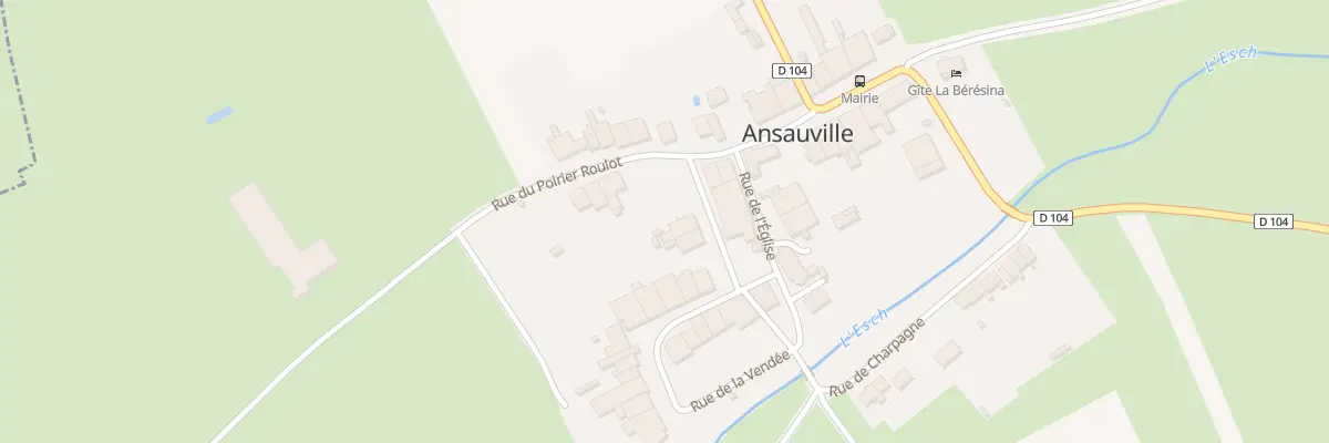 Plan du 1A Rue du Poirier Roulot à Ansauville