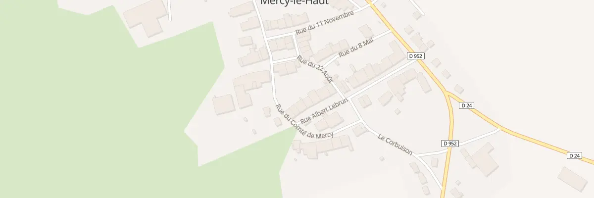 Plan du 23 Rue Albert Lebrun à Mercy-le-Haut