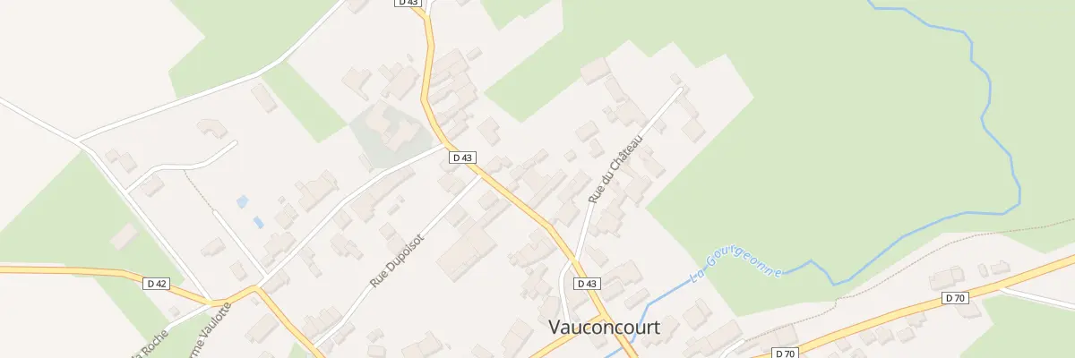 Plan du 7 Rue du Docteur Massin à Vauconcourt-Nervezain