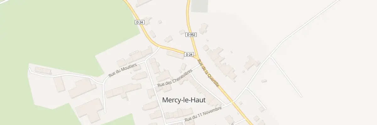 Plan du 77B Rue de Boudrezy à Mercy-le-Haut