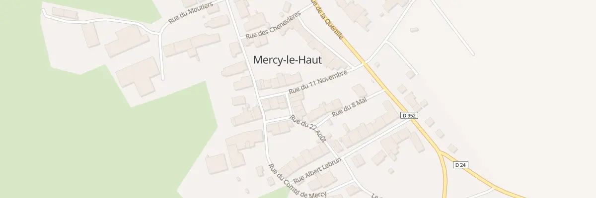 Plan du 45 Rue du 22 Août à Mercy-le-Haut