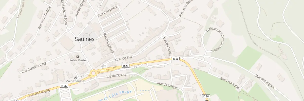 Plan du 10A Gr Grande Rue à Saulnes
