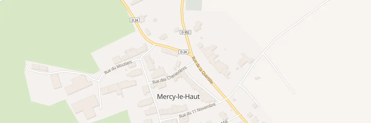 Plan du 77C Rue de Boudrezy à Mercy-le-Haut