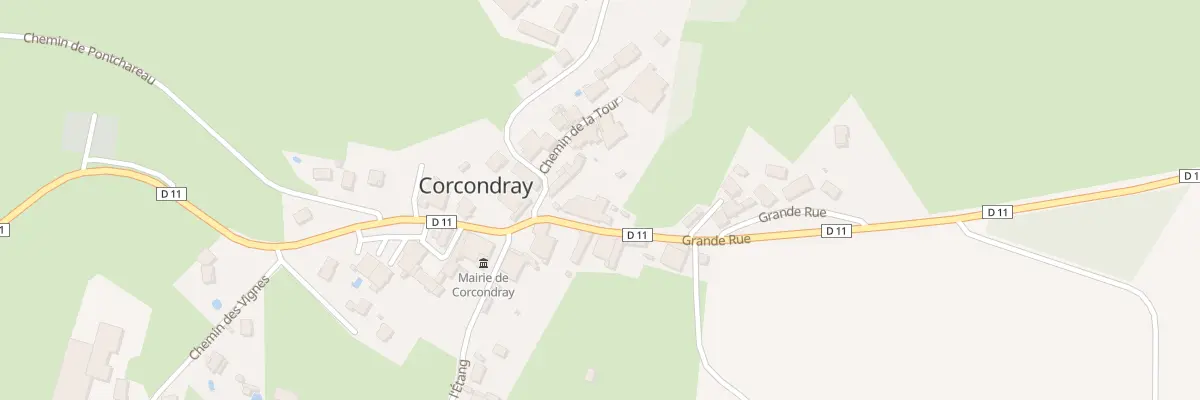 Plan du 5012 Au Village à Corcondray
