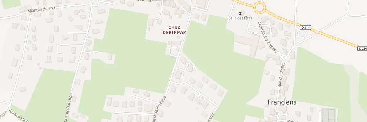 Plan du 287 Che de la Fruitière à Franclens