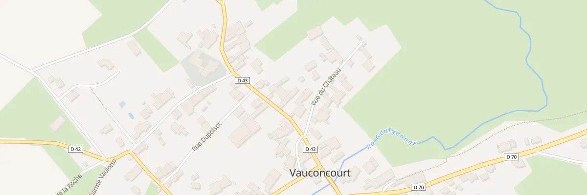 Plan du 5 Rue du Docteur Massin à Vauconcourt-Nervezain