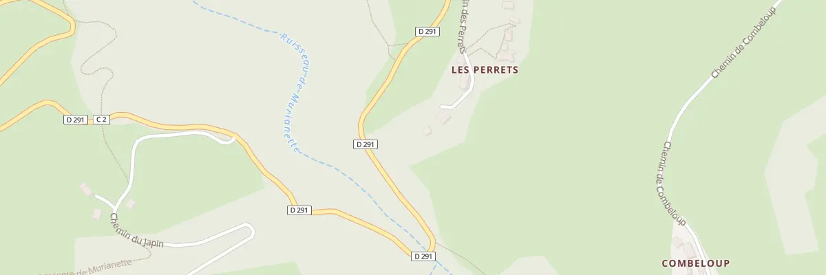 Plan du 223 Che des Perrets à Murianette