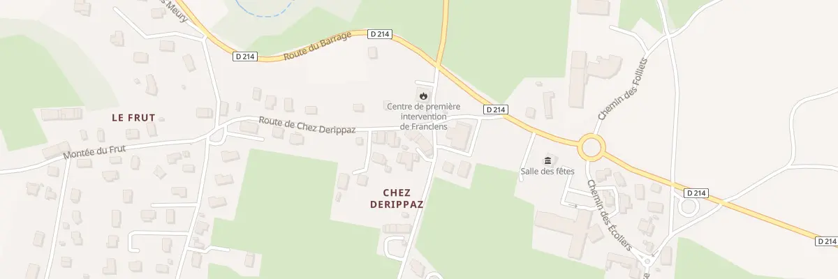 Plan du 31 Rte de chez Derippaz à Franclens