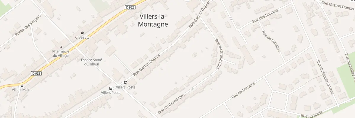 Plan du 63 Rue Gaston Dupuis à Villers-la-Montagne