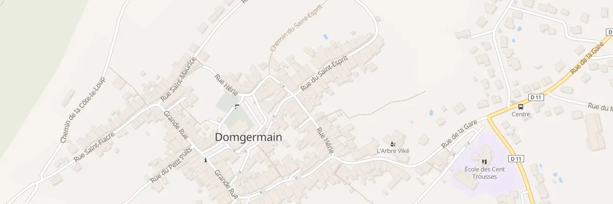 Plan du 24 Rue Hérie à Domgermain